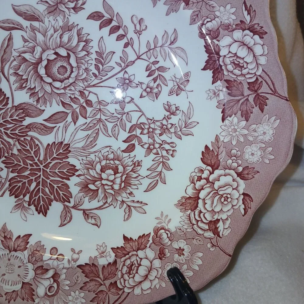 The Spode Archive Collection Jasmine Buffet Dessert Plate 9.5